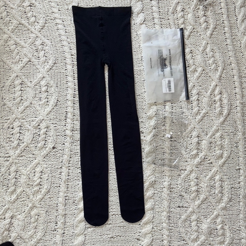 Girls Convertible Tights - Black